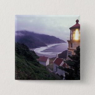 Ein nebliger Tag an der Oregon-Küste bei Heceta Button