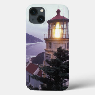 Ein nebliger Tag an der Oregon-Küste bei Heceta Case-Mate iPhone Hülle