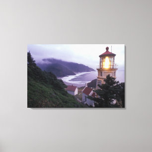 Ein nebliger Tag an der Oregon-Küste bei Heceta Leinwanddruck