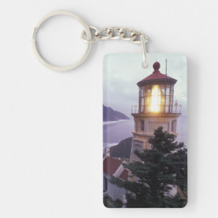Ein nebliger Tag an der Oregon-Küste bei Heceta Schlüsselanhänger