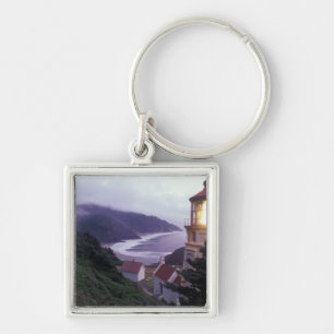 Ein nebliger Tag an der Oregon-Küste bei Heceta Schlüsselanhänger