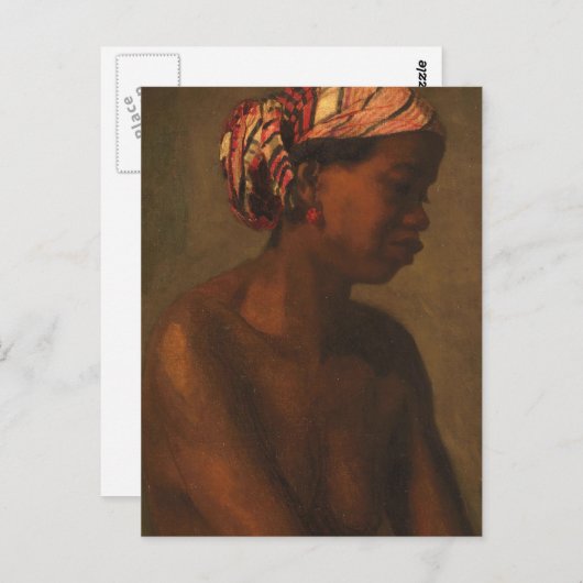 Ein Negativ von Thomas Eakins Postkarte (Vorne/Hinten)