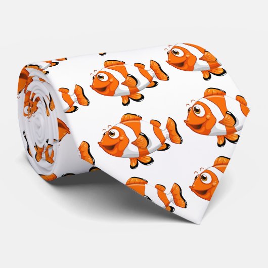 Ein nemo Fisch Krawatte (Gerollt)