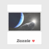 Ein Neptun ist ein winziges Mondlager. Aufkleber (Blatt)