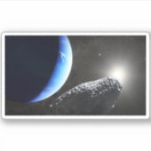 Ein Neptun ist ein winziges Mondlager. Aufkleber (Vorderseite)