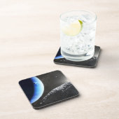 Ein Neptun ist ein winziges Mondlager. Getränkeuntersetzer (Rechte Seite)