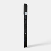 Ein Neptun ist ein winziges Mondlager. iPhone 15 Hülle (Linke Seite)