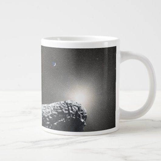 Ein Neptun ist ein winziges Mondlager. Jumbo-Tasse (Rechts)