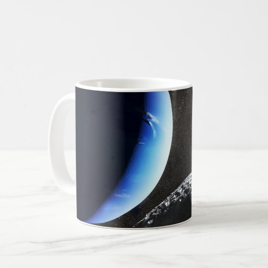 Ein Neptun ist ein winziges Mondlager. Kaffeetasse (Vorderseite Links)
