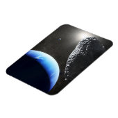 Ein Neptun ist ein winziges Mondlager. Magnet (Linke Seite)