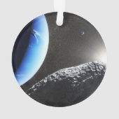 Ein Neptun ist ein winziges Mondlager. Ornament (Rückseite)