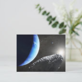 Ein Neptun ist ein winziges Mondlager. Postkarte (Stehend Vorderseite)