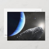 Ein Neptun ist ein winziges Mondlager. Postkarte (Vorne/Hinten)