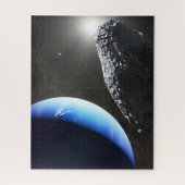 Ein Neptun ist ein winziges Mondlager. Puzzle (Vertikal)