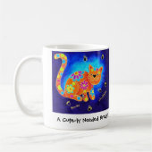 Ein nett erforderlicher Bruch! - Glückliche blaue Kaffeetasse (Links)