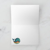 "Ein netter kleiner Wal" Karte (Innenseite)