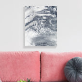 Ein Netz von Wolken über dem Pazifik Leinwanddruck (Insitu (Wohnzimmer))