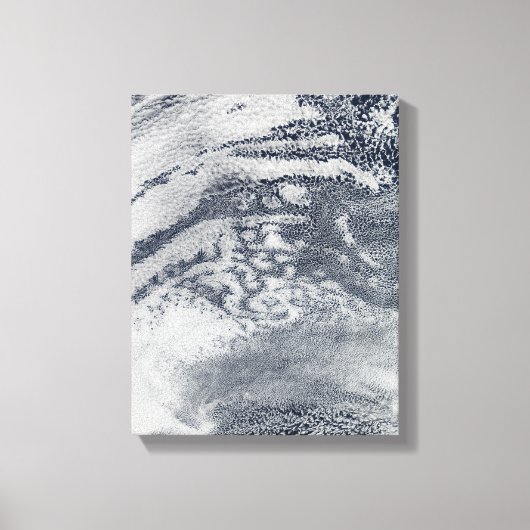 Ein Netz von Wolken über dem Pazifik Leinwanddruck (Vorderseite)