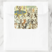 Ein neuer Anfang 2013 Quadratischer Aufkleber (Tasche)