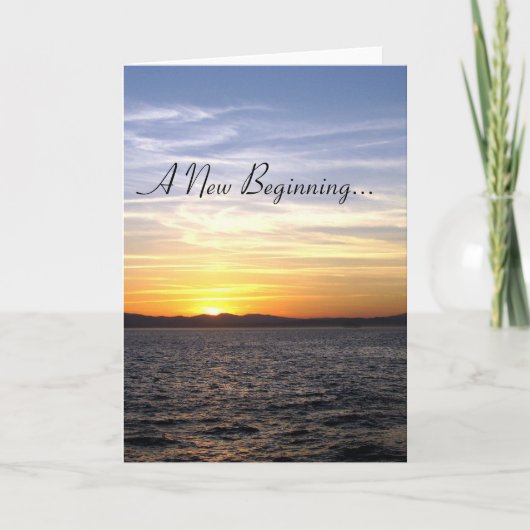 Ein neuer Anfang… Ankündigung (Vorderseite)