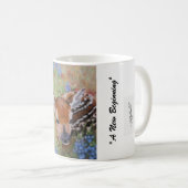 "Ein neuer Anfang " Kaffeetasse (VorderseiteRechts)
