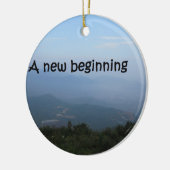 Ein neuer Anfang Keramikornament (Links)