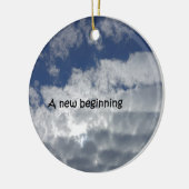 Ein neuer Anfang Keramikornament (Links)