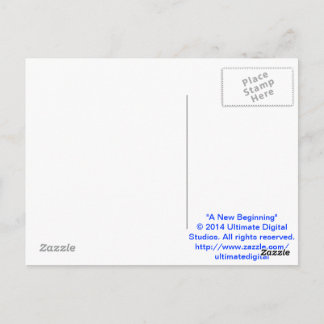 Ein neuer Anfang Postkarte