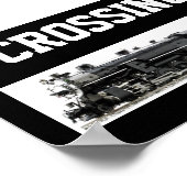 Ein neuer Blick, von einem Eisenbahnschild Poster (Ecke)