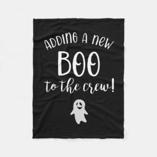 Ein neuer Boo für die Crew Halloween Schwangerscha Fleecedecke