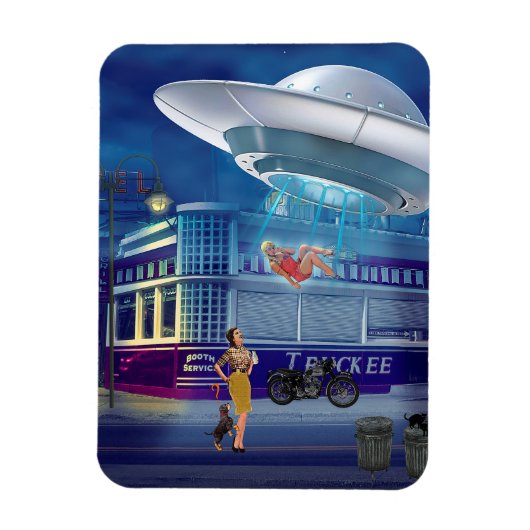 Ein neuer Flugbegleiter Magnet (Vertikal)