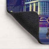 Ein neuer Flugbegleiter Mousepad (Ecke)