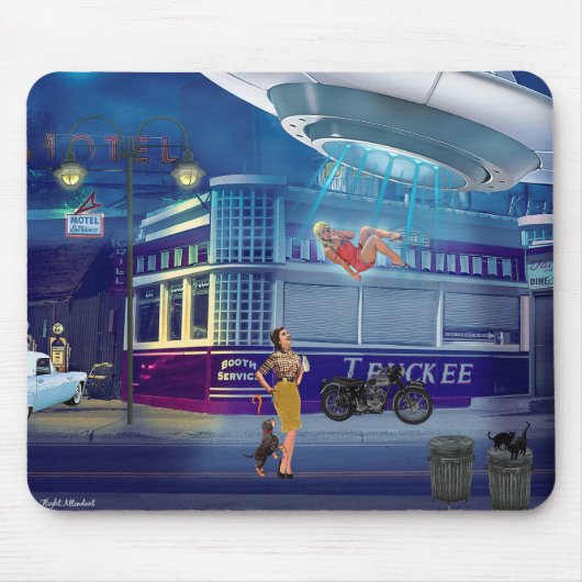 Ein neuer Flugbegleiter Mousepad (Vorne)