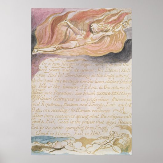 "Ein neuer Himmel beginnt" Poster (Vorne)