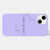 Ein neuer iPhone-Fall in Lavender Case-Mate iPhone Hülle (Rückseite (Horizontal))