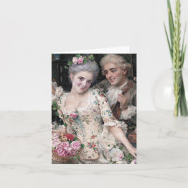 Ein neuer Korb von Blume Dankeskarte