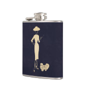 Ein neuer Look Vintag der 1950er Jahre Flachmann (Links)