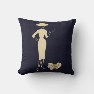 Ein neuer Look Vintag der 1950er Jahre Kissen