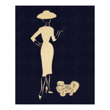 Ein neuer Look Vintag der 1950er Jahre