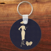 Ein neuer Look Vintag der 1950er Jahre Schlüsselanhänger (Vorderseite)