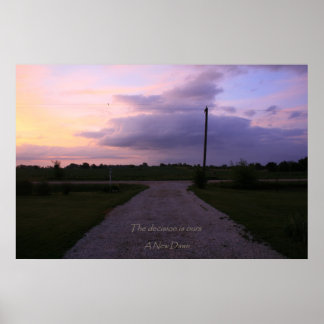 Ein neuer Morgen Poster