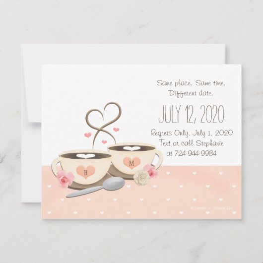 Ein neuer Plan bringt die Änderung der Pläne zur E Einladung (Rückseite)