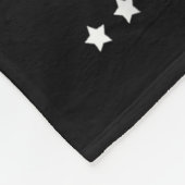 Ein neuer Sheriff in der Stadt, Cowboy Trump 2024 Fleecedecke (Ecke)