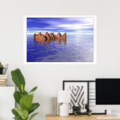 Ein neuer Start Poster (Heimbüro)