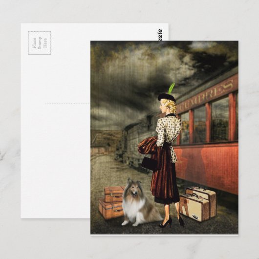 Ein neuer Start Postkarte (Vorne/Hinten)