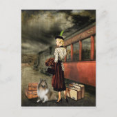 Ein neuer Start Postkarte (Vorderseite)