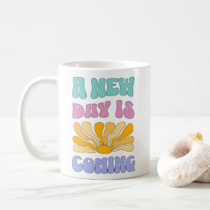 Ein neuer Tag bricht an Kaffeetasse
