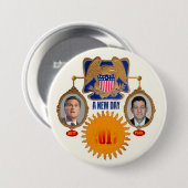 Ein neuer Tag" Romney/Ryan Button (Vorne & Hinten)