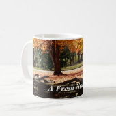 Ein neuer Tag - Tasse (Vorderseite Links)