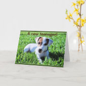 EIN NEUER TEENAGER WIRD ***13***-KARTE KARTE (Gelbe Blume)